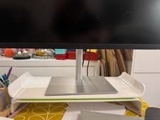 Image of Leitz Ergo WOW Adjustable Monitor Stand Green