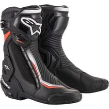 Image of Alpinestars SMX Plus V2 Motorcycle Motorbike Sports Boots - Black/White/Red