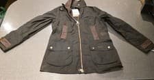 Image of  Barbour Premium Beadnell Wax Jacket Olive Brand New With Tags.