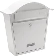 Image of Burg-Wachter Lockable Weatherproof Post Box in Classic Anthracite - 36x37x13cm