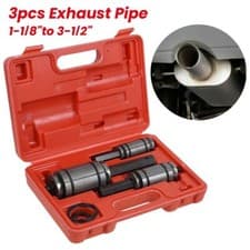 Image of 3PCS Tail Pipe Expander Muffler Exhaust Tail pipe Tube 1-1/8" to 3-1/2" Tool Set
