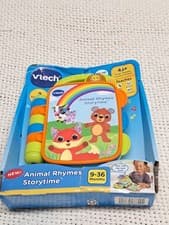 Image of Vtech Baby Animal Rhymes Storytime Book Lights & Music 9-36 months New & Boxed