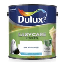 Image of Dulux Easycare Matt Emulsion - Pure Brilliant White - 2.5L - Kitchen