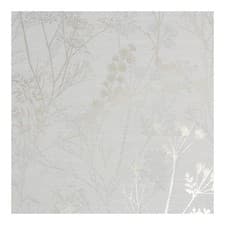 Image of Superfresco Hedgerow Wallpaper | Grey and Pale Gold Floral