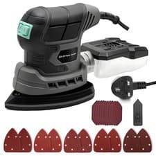 Image of Bluemars 220W Mouse Sander, Mini Detail Sander 13000RPM with Dust Box, 3m Cable