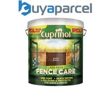Image of Cuprinol 5194071 Less Mess Fence Care Rustic Brown 6 litre CUPLMFCRB6L