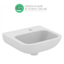 Image of Armitage Shanks Portman 21 Wall Hung Cloakroom Basin No Overflow 400mm 1 RH Tap