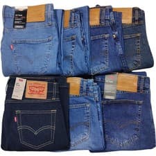 Image of Levis 511 Slim Fit Jeans Stretch Light Blue 30 32 34 36 38