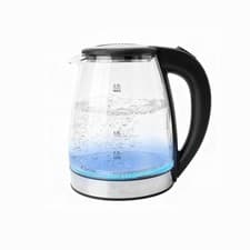 Image of 2L Electric Glass Kettle 1800W FAST BOIL Auto Shut Blue LED NO PLASTIC BPA FREE