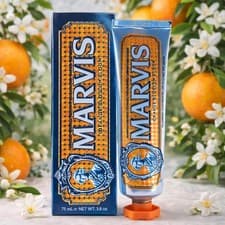 Image of Marvis Orange Blossom Bloom Flavour Luxury Toothpaste 75ml Boxed