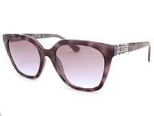 Image of Guess Sunglasses Violet Tortoise with Smoke Gradient CAT.2 Lenses GU7870 83Z