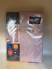 Image of Enhanced Living Pink Ready Made Blockout Thermal Curtains 117cm x 137cm 46” x 54