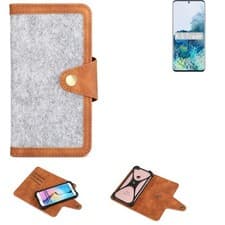 Image of Felt Case for Samsung Galaxy S20+ SD865 Cover light grey