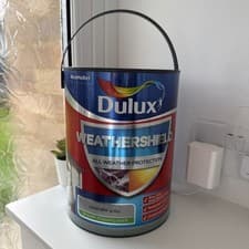 Image of Dulux Weathershield Concrete Grey Masonry Paint, 5L