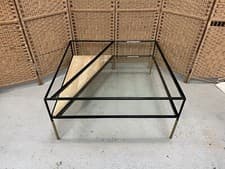Image of Swoon Simmonds Coffee Table, Glass, Mango Wood & Iron RRP219
