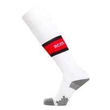 Image of Men's Football Socks White AC Milan Home 2019-2020 Sports Soccer Match Accessory