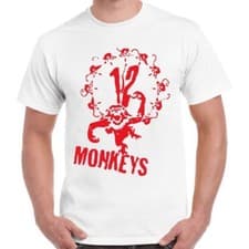 Image of 12 Monkeys Graffiti Series Movie Vintage Retro T Shirt 632