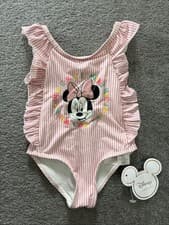 Image of Brand New Baby Swimming Costume Swimsuit Disney Primark Minnie Mouse 3-6 Months