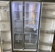 Image of SAMSUNG Series 6 SpaceMax RS70F65KETEU American-Style Smart Fridge Freezer -...
