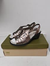 Image of HOTTER “CRYSTAL” GOLD SANDALS SIZE UK 4 NEW IN BOX