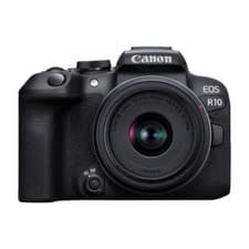 Image of Canon EOS R10 camera with kit Lens RF-S 18-45mm f/4.5-6.3 IS STM