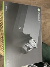 Image of Xbox One x 1TB Gaming Console with Controller and Cabling
