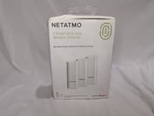 Image of Netatmo Smart Door Window Sensors Wireless Vibration Detection White 3 Pack