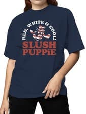 Image of Officially Licensed Slush Puppie Red, White & Cool Women's T-shirt