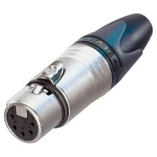 Image of Neutrik NC5FXX 5-Pole FEMALE XLR Cable Socket - 6x PIECES