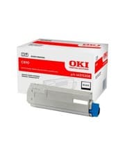 Image of 1 x Oki 44315308 Black Original OEM Toner Cartridge C610 - 8000 Pages