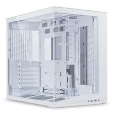 Image of Lian Li O11D Mini V2 White, Dual Chamber Compact Mid Tower Chassis, Tempered Gla