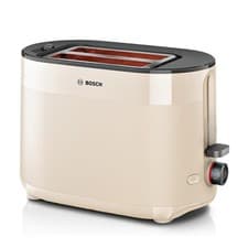 Image of Bosch MyMoment Delight 2 Slice Toaster 800W Cream Variable Browning TAT2M127GB