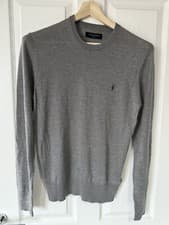 Image of Allsaints New Nomo SMALL Crew Neck Jumper Light Grey All Saints AS S