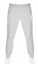 Image of ADIDAS ORIGINALS ESSENTIAL JOGGING BOTTOMS GREY —-WHITE TREFOIL SIZE XS DV1540