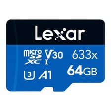 Image of 1x Lexar 633x 64GB Micro SD Card microSDXC UHS Card W/O SD Adapter Memory