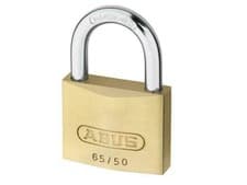 Image of ABUS Mechanical 65/50Mm Brass Padlock Keyed Alike 6505 ABUKA12004