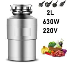 Image of 2L 3200RPM Food Waste Disposer Garbage Sink Disposal Kitchen Household 220V 630W