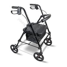 Image of Aidapt Lightweight Four Wheeled Rollator - 8" Wheel