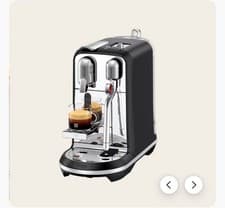 Image of SAGE Nespresso Creatista Plus Capsule Coffee Machine - Black Truffle