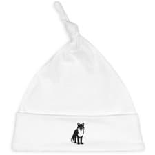 Image of 'Fox Standing In Snow' Baby Beanie Hat (BH00037380)