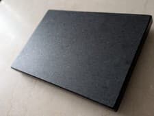 Image of Black Granite Solid Chopping Board Kitchen Worktop Saver