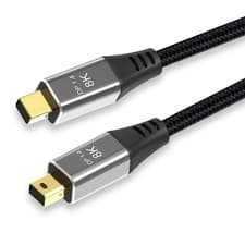 Image of Mini DisplayPort to Mini DisplayPort Cable Lead Mini DP to Mini DP Cord Adapter