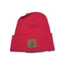 Image of Carhartt A18 Men's Acrylic Watch Hat - Pink, One Size