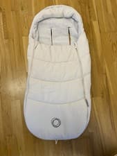 Image of Bugaboo Fresh White Universal Footmuff NEW STYLE -fits all Bugaboos