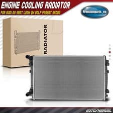 Image of Engine Cooling Radiator for Audi A3 Seat Leon VW Golf Passat Skoda 5Q0121251ER