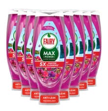 Image of Fairy Max Power Cherry Blossom Washing Up Liquid 730ml - Pack of 8