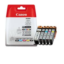 Image of Canon PGI-580 / CLI-581 Ink Cartridge Multipack PIXMA TR7550 TR8550 (2078C005)