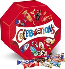 Image of Celebrations Bulk Chocolate Gift Box, 385g Assorted Chocolates Snack Box