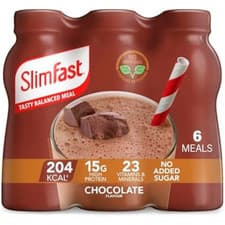 Image of SlimFast Ready to Drink Shakes Meal Replacement Shake for Weight Loss 6 x 325 ML