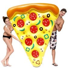 Image of UK Giant Inflatable Float Pizza, 180CM x 150CM PVC Pool Floating 1, 1